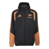 FC Arsenal geacă de bărbați Tiro Allweather black - XXL