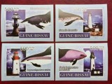 Guineea-Bissau 2007 - delfini si faruri, serie ndt neuzata