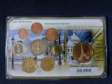 Euro set - Franța 2002-2010, 8 monede + medal UNC