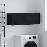 vidaXL Dulap de perete Stejar negru 100 x 36.5 x 35 cm Lemn compozit