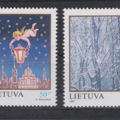 LITUANIA 1997 CRACIUN Serie 2 timbre Mi.655-56 , MNH**