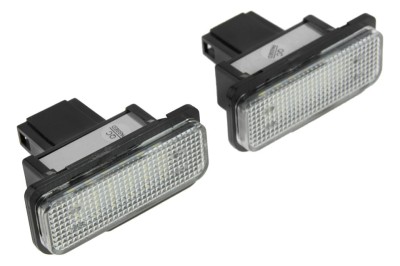 Set lampa numar cu LED Mercedes C Clasa W203 2000-2007, Clasa CLS, C219 2004-2011; Clasa E W211, 2002-2009; Tesla Model S, 2012-; NTY ELP-ME-000 foto