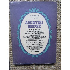 Isac Peltz - Amintiri despre...