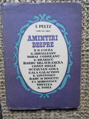 Isac Peltz - Amintiri despre... foto