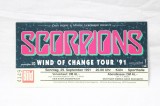 Bilet concert Scorpions Wind of Change Tour concert ticket 1991 Koln #4149 - vintage