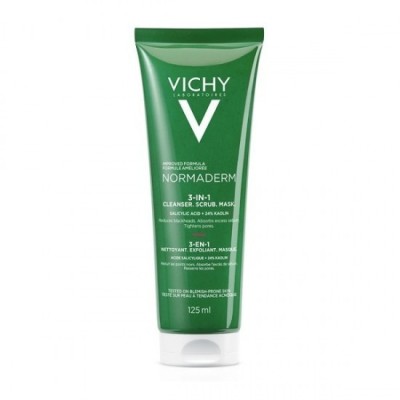 Vichy Normaderm Exfoliere + Curățare + Mască 3 &amp;icirc;n 1 125 ml foto