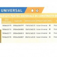 Disc diamantat segmentat universal 125x22.23 Norton Vulcan