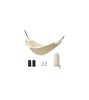Hamac de gradina sau camping Boho, 200 x 152 cm, ecru, capacitate 120kg