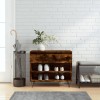 VidaXL Pantofar, stejar fumuriu, 70x36x60 cm, lemn prelucrat 831441