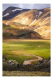 Tablou Canvas pe Valuri Naturale Colorate, 26 x 39 cm, CMCLASS