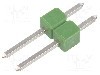 Conector 2 pini, seria AMPMODU MOD II, pas pini 2,54mm, TE Connectivity - 826926-2 foto