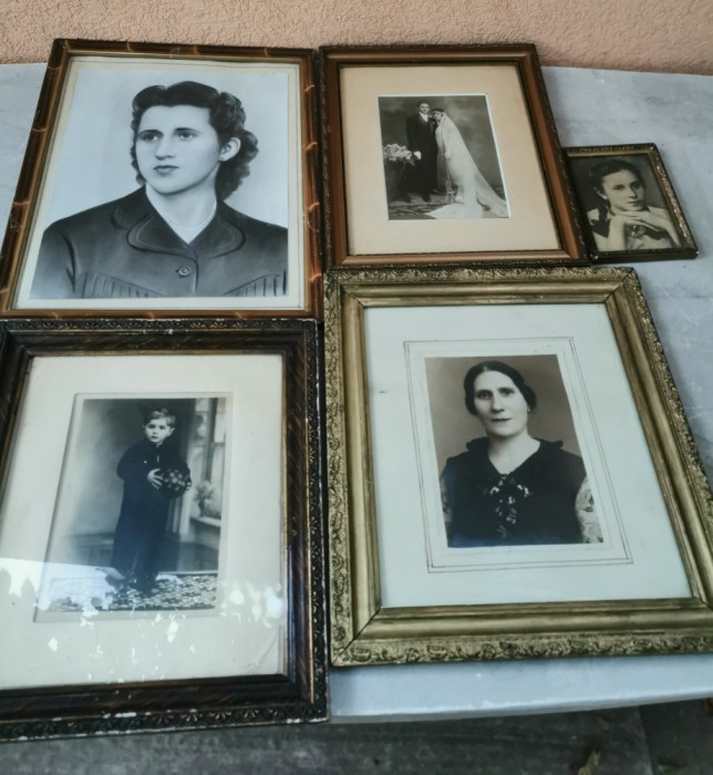 poza veche fotografie inramata fotografii vechi recuzita halloween Pret bucata!