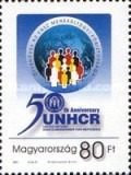 Ungaria 2001 - 50th &Icirc;naltului Comisar al Națiunilor Unite pentru Refugiați, neuzata