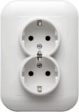 Cumpara ieftin Priza Dubla cu CP Ovivo Loft, 404-010301-907