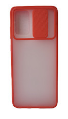 Huse siliconcu protectie camera slide Samsung Galaxy S20 , Rosu