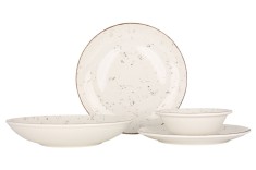 Bonna Set de vesela - Grain - 24 bucăți - 6 persoane - Porţelan