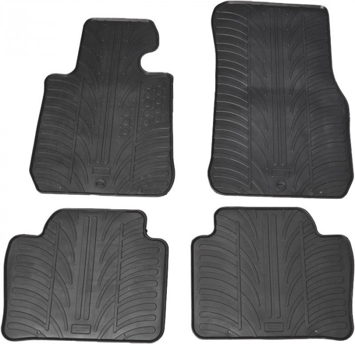 Set covorase auto din cauciuc BMW Seria 3 F30/F31 2012-02.2019 (cutie automata si manuala ), Gledring, 4 buc.