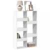 Gossi biblioteca, alb, 100x33x155,5 cm, lemn prelucrat