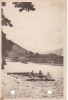 AMS - ILUSTRATA 1291, PIATRA-NEAMT , PLUTE PE BISTRITA, ANUL 1955, cu perforari, Circulata, Printata