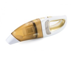 Aspirator de mana ETA Verto II 1423 90000, baterie Ni-Mh 9,6 V, filtru HEPA, alb-auriu