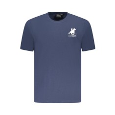 U.S. Grand POLO Tricou barbati cu logo mare brodat din bumbac, regular fit, bleumarin, M
