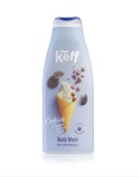 Gel de Dus Keff Cookie Cream, 500ml - Parfum Biscuiti cu Crema, Unt Shea, Aloe Vera, Vitamina E - Hidratant, Revigorant