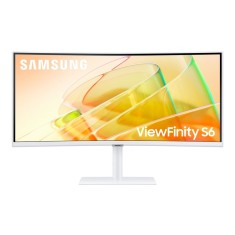 Samsung ViewFinity S6 34 Curved 1000R , UWQHD, VA, 100Hz, HDR10, TB4 90W, LAN, HAS, White