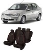 Huse scaune auto DACIA LOGAN 2004 - 2010 Racing Negru, Umbrella