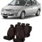 Huse scaune auto DACIA LOGAN 2004 - 2010 Racing Negru