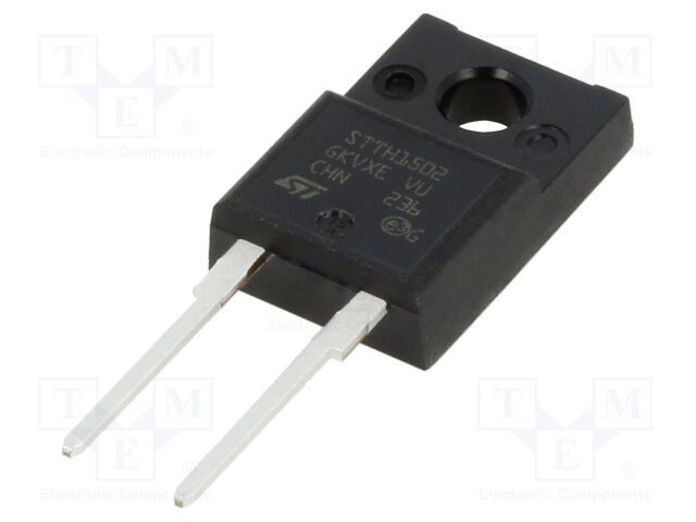 Diodă redresoare THT 200V 15A TO220FPAC STMicroelectronics