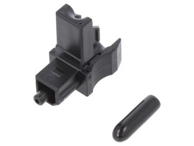 Conector fibră optică simplex F-05 pe cablu foto