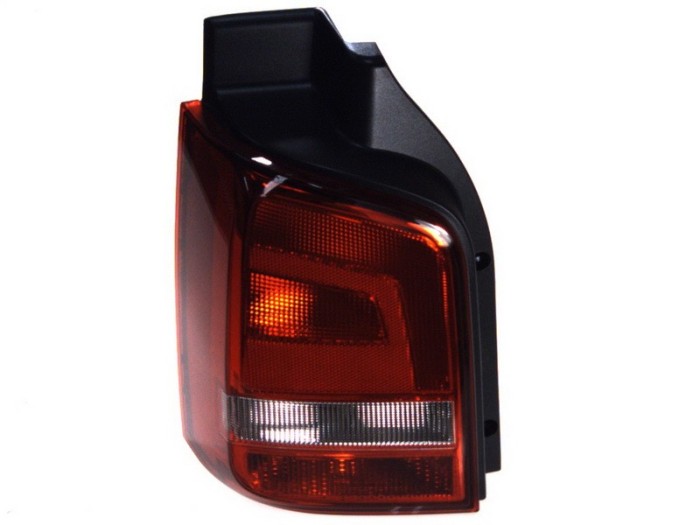 Stop spate lampa Vw Transporter/Multivan, 202015 Caravelle/Multivan, spate, omologare ECE, fara suport bec, rosu-alb, 7E5945095C; 7E5945095E, Stanga