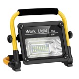 Cumpara ieftin Proiector solar portabil 50W cu incarcare solara si USB, IP67, Oem