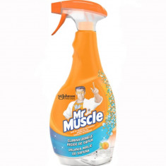 MR MUSCLE Solutie de Curatare Baie si Toaleta, 5 in 1, 500 ml, Recipient cu Pompa, Solutie Curatare Baie si Toaleta, Solutie Curatare Baie, Solutie Cu