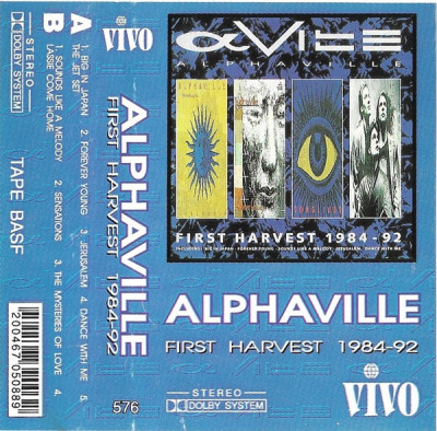 Casetă audio Alphaville &amp;ndash; First Harvest 1984-1992 foto