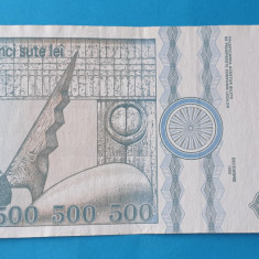 Bancnota 500 Lei 1992 - profil spre dreapta stare foarte buna