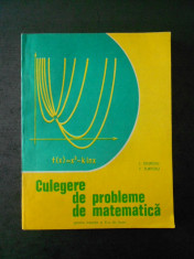 I. GIURGIU - CULEGERE DE PROBLEME DE MATEMATICA foto