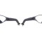 Set 2 oglinzi universale Rival Store, filet M6 x 1.0, negru/gri