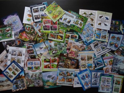 50 colite stampilate , timbre tematice Fauna/Animale (Lot 3014) foto