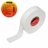 Banda izolatoare alba vinil 19mm x 20m Premium Super Power 33+ HighPower