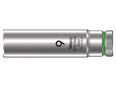 Tubulară HEX 9mm 1/4&amp;quot; 50mm Oțel Crom-Vanadiu foto