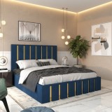 Pat Tapitat Crystal Albastru Livrare &icirc;n toată țara