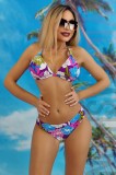 SW2350A-100 Costum de baie in 2 piese cu burete si print floral, M