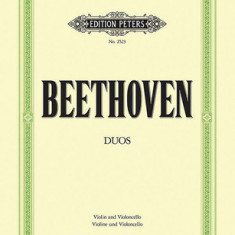 3 Duos Woo 27 (Arranged for Violin and Cello): Originally for Clarinet and Bassoon (Set of Parts)