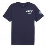Manchester City tricou de bărbați FtblIcons navy - L