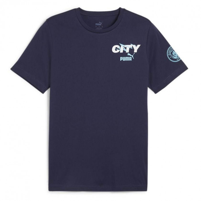 Manchester City tricou de bărbați FtblIcons navy - XL