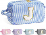 LIFE Personalizat Mare Cute Roz Machiaj Geantă - Inițial Cosmetic Travel Bag Lar, Oem
