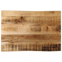 vidaXL Blat de masă contur organic 50x40x2,5 cm lemn masiv mango brut 370655