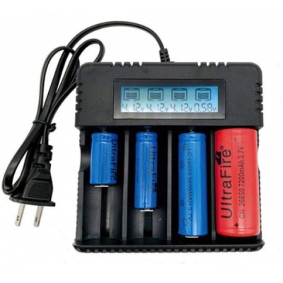 Incarcator 4 Acumulatori Li-Ion cu Display LCD 4.2V 220V HD8992A foto