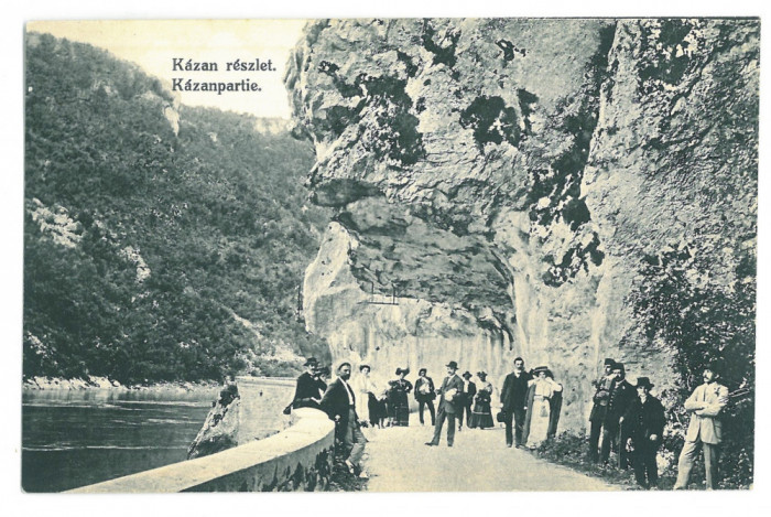 1441 - ORSOVA, Danube Kazan, Romania - old postcard - unused